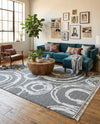 Sahara Chic Collection Area Rug -  Nubia Rectangle Gray  lifestyle 24