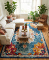 Beverly Grove Collection Area Rug - Melrose (Multi) Rectangle Multi  lifestyle 6