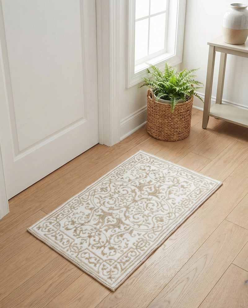 Sanctuary Retreat Collection Area Rug -  Retreat Rectangle Snow White  lifestyle 24