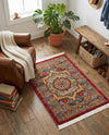 Ottoman Elegance Collection Area Rug -  Cappadocia Rectangle Navy Blue  lifestyle 38