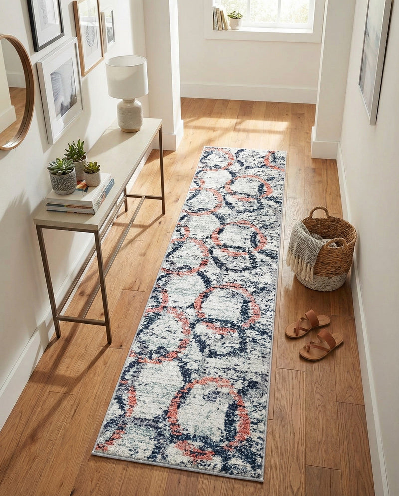 Santa Fe Trails Collection Area Rug -  Rio Runner Ivory  lifestyle 10