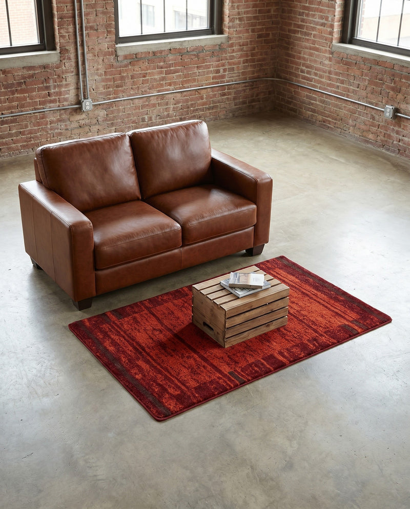 Autumn Meadow Collection Area Rug -  Nutmegwood Rectangle Terracotta  lifestyle 38