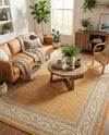 Soho Elegance Collection Area Rug -  Mercer (Orange) Rectangle Orange  lifestyle 15
