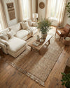 Savannah Jute Collection Area Rug - Tahoe Rectangle Natural  lifestyle 7