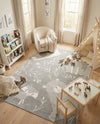 Wonder Tykes Collection Area Rug -  Quirky Rectangle Gray  lifestyle 29