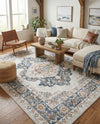 Cambridge Classics Collection Area Rug -  Magdalene (Cream) Rectangle Cream  lifestyle 7
