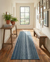 Jewel Oasis Collection Area Rug - Sapphire (Blue) Runner Blue  lifestyle 63