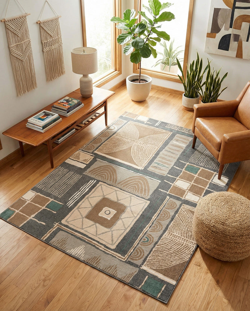 Savannah Sojourn Collection Area Rug -  Tsavo Rectangle Multi  lifestyle 23