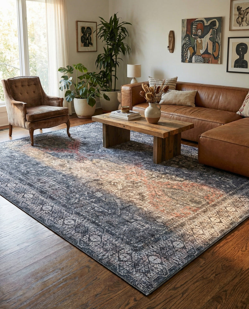 Heritage Elegance Collection Area Rug -  Uffizi Rectangle Gray  lifestyle 10