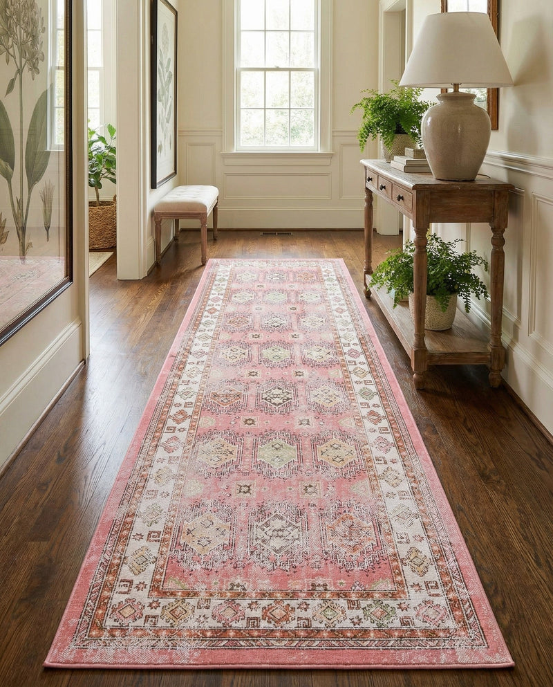 Copenhagen Comfort Collection Area Rug -  Sønderborg Runner Rose  lifestyle 33