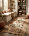 Desert Weave Jute Collection Area Rug - Sahara Runner Multi  lifestyle 54