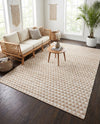 Osian Looms Collection Area Rug - Mumbai Rectangle White  lifestyle 26