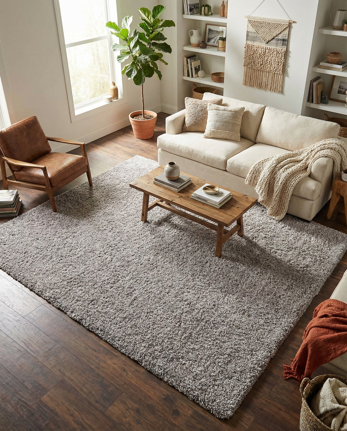 Alpine Plush Collection Area Rug -  Cortina (Sterling) Rectangle Sterling  lifestyle 20