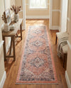 Bazaar Chic Collection Area Rug -  Chefchaouen Runner Salmon Pink  lifestyle 47