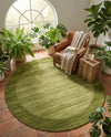 Studio Haven Collection Area Rug -  Conservatory (Light Green) Round Light Green  lifestyle 67