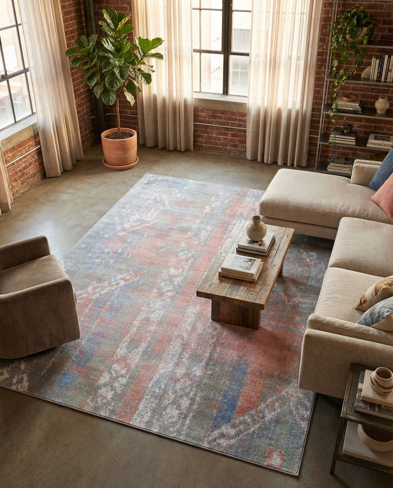 Aegean Elegance Washables Collection Area Rug -  Zakynthos Rectangle Multi  lifestyle 45