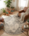 Gobi Sands Collection Area Rug -  Taklamakan Round Beige  lifestyle 42