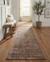 Bloomsbury Elegance Collection Area Rug -  Kensington (Brown) Runner Brown  lifestyle 33