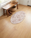 Heritage Elegance Collection Area Rug -  Windsor (Beige) Oval Beige  lifestyle 27