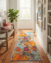 Colorburst Oasis Collection Area Rug -  Spectrum Runner Multi  lifestyle 42