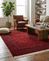 Samarkand Elegance Collection Area Rug -  Konye-Urgench Rectangle Red  lifestyle 21