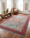 Bazaar Chic Collection Area Rug -  Nador Rectangle Multi  lifestyle 14