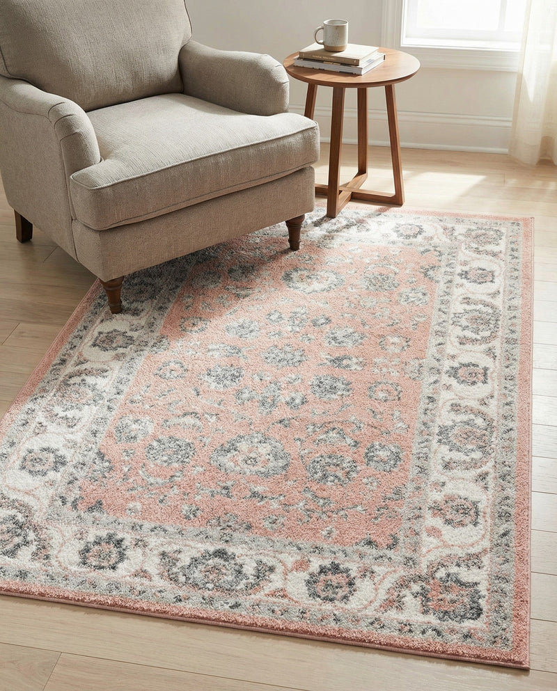 Adriana Terrace Collection Area Rug -  Positano (Rose) Rectangle Rose  lifestyle 19