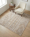 Cascade Range Collection Area Rug - Hood (Ivory) Square Ivory  lifestyle 77