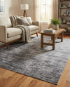 Sahara Essence Collection Area Rug - Oasis (Gray) Rectangle Gray  lifestyle 7