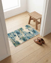 Chromatic Oasis Collection Area Rug -  Serene Rectangle Light Blue  lifestyle 6