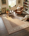 Soho Elegance Collection Area Rug -  Mercer (Brown) Rectangle Brown  lifestyle 5