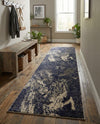 Autumnal Tapestry Collection Area Rug -  Slateville Runner Gray  lifestyle 52