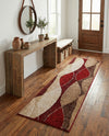 Autumn Meadow Collection Area Rug -  Emberglow Runner Multi  lifestyle 42