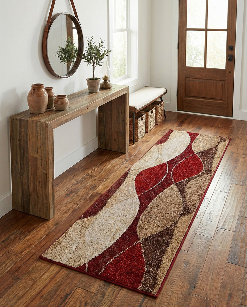 Autumn Meadow Collection Area Rug -  Emberglow Runner Multi  lifestyle 42