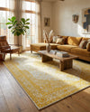 Dover Terrace Collection Area Rug - Marina (Yellow) Rectangle Yellow  lifestyle 4