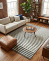 Copenhagen Edge Collection Area Rug -  Vesterbro Rectangle Gray  lifestyle 51