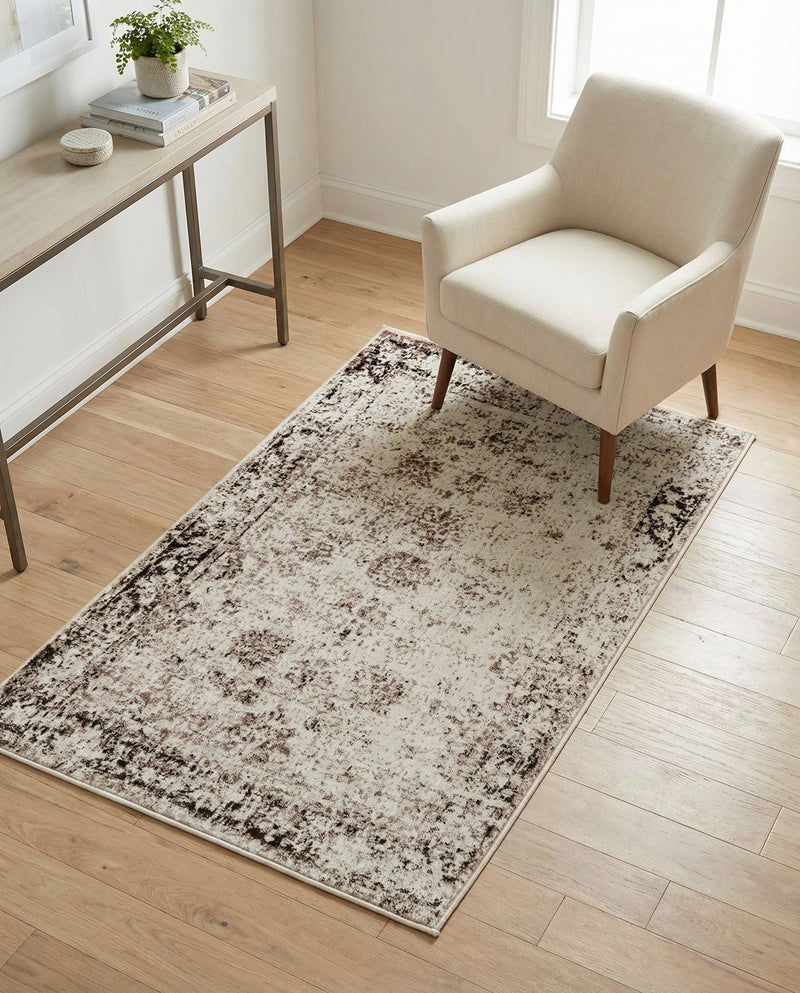Riviera Elegance Collection Area Rug - Antibes (Beige) Rectangle Beige  lifestyle 22