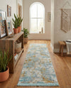Arcadia Rugs Collection Area Rug -  Nirvana Runner Cream Blue  lifestyle 80