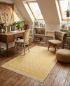 Bazaar Chic Collection Area Rug - Marrakech Rectangle Yellow  lifestyle 6