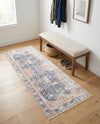 Bazaar Chic Collection Area Rug -  Rabat Runner Navy Blue  lifestyle 47