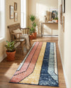 Marrakech Mosaic Collection Area Rug -  Agadir Runner Multi  lifestyle 25