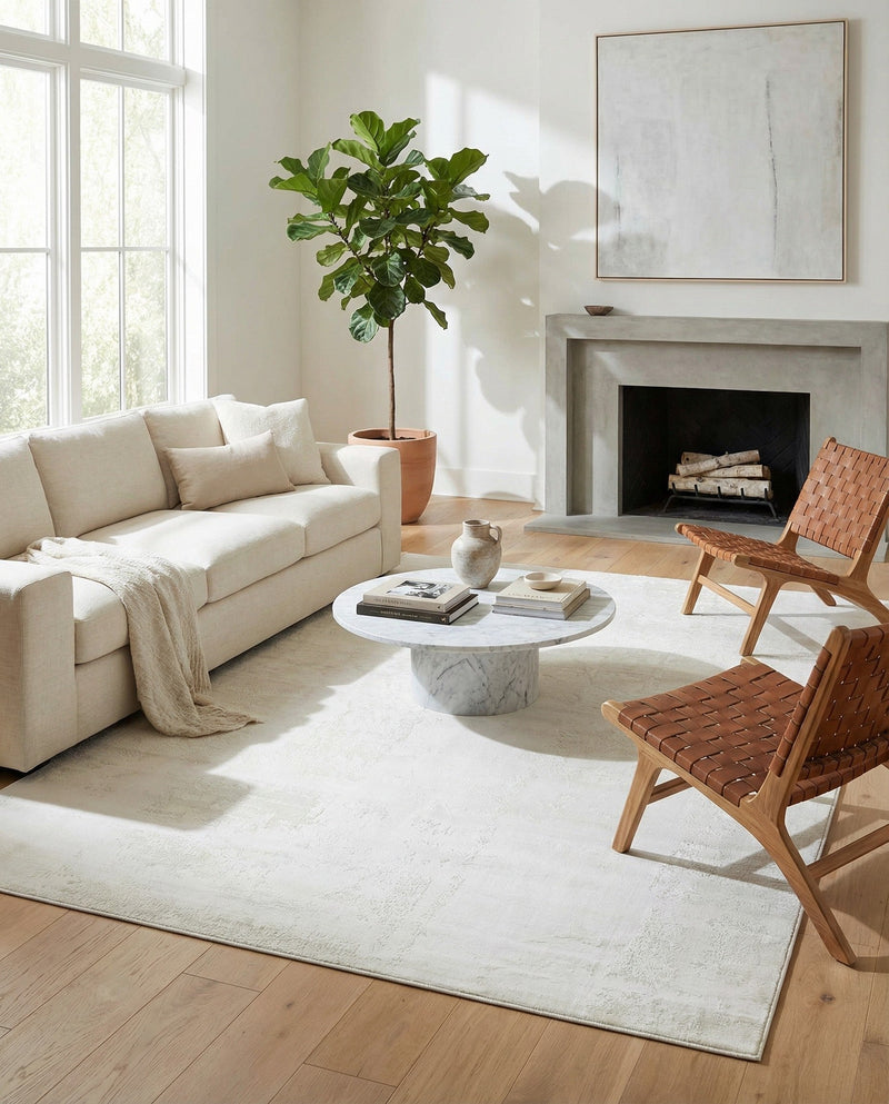 Bloomsbury Elegance Collection Area Rug -  Belgravia Rectangle Ivory  lifestyle 76