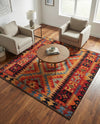Safari Escape Rugs Collection Area Rug -  Kalahari Square Multi  lifestyle 41