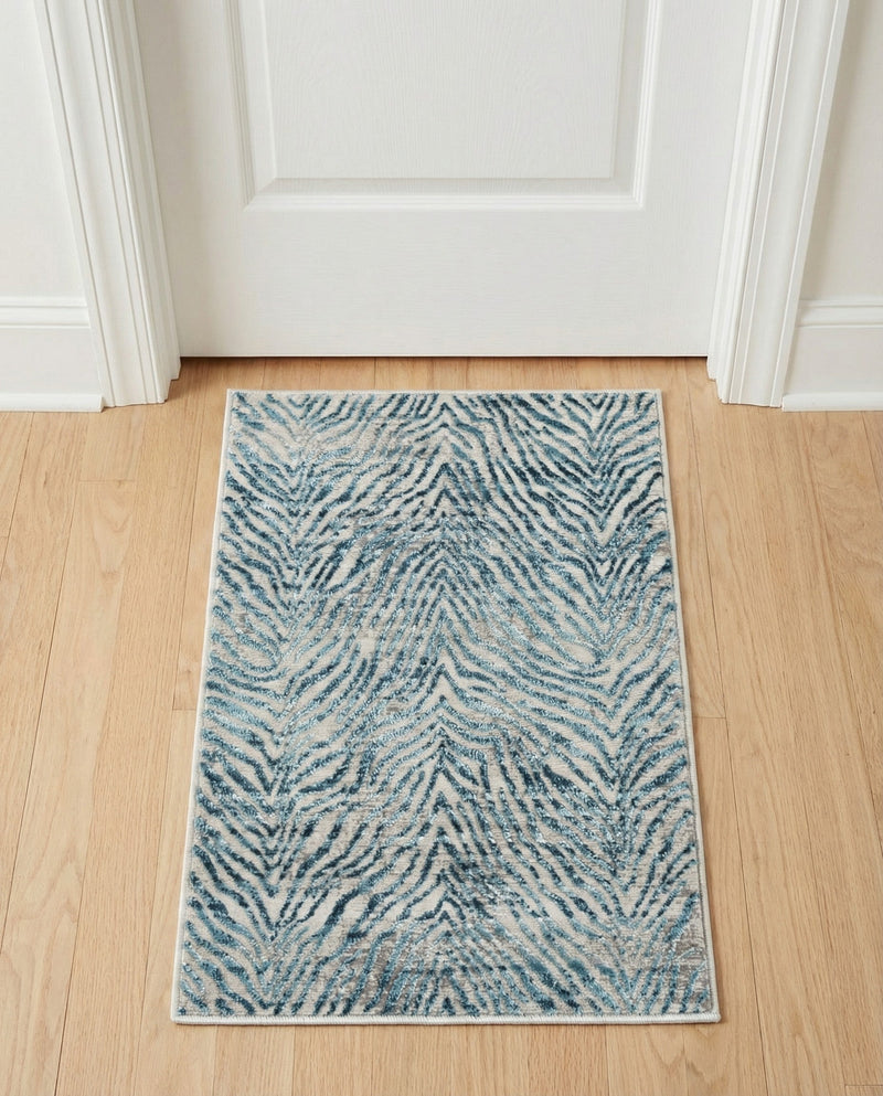 Bloomsbury Elegance Collection Area Rug -  Chelsea Rectangle Blue  lifestyle 63