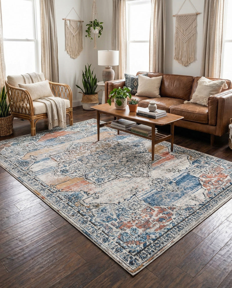 Mykonos Manor Collection Area Rug -  Tinos (Multi) Rectangle Multi  lifestyle 31