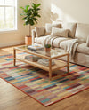 Coastal Terrace Collection Area Rug -  Harbor Rectangle Multi  lifestyle 4