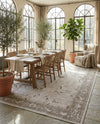 Horizon Collection Area Rug -  Apex (Light Gray) Rectangle Light Gray  lifestyle 22