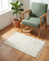 Sahara Chic Collection Area Rug -  Nubia Rectangle Ivory  lifestyle 15