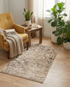 Serenity Sands Collection Area Rug -  Quietshore Rectangle Brown  lifestyle 21