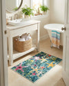 Sorrento Shores Collection Area Rug - Positano Rectangle Navy Blue  lifestyle 10